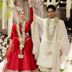 Siddharth and Aditi Rao Hydari