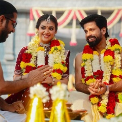 Keerthy Suresh and Antony Thattil Wedding Photos